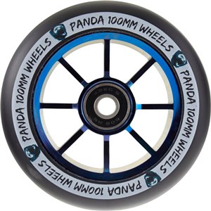 Panda Spoked V2 Pro Scooter Wheel (100mm | Blue Chrome)