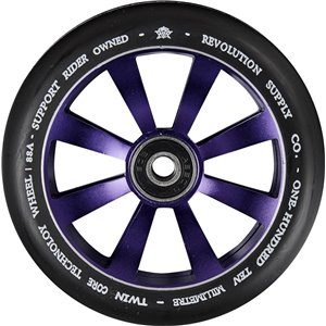 Revolution Supply Twin Core 110mm Wheel Complete (110mm | purple)